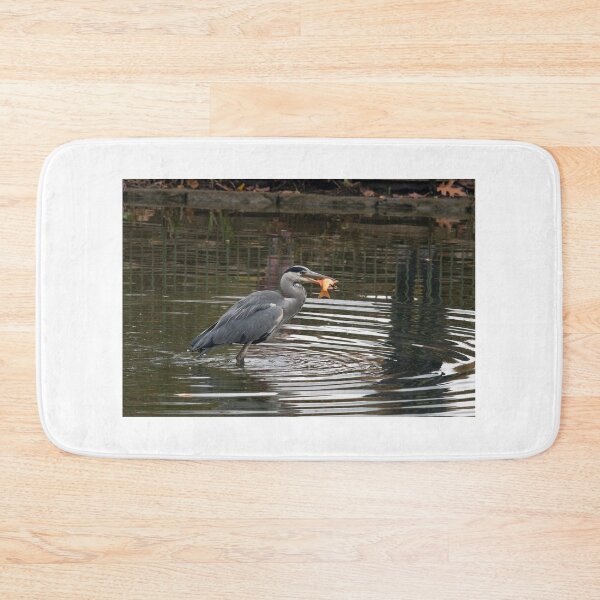 Item preview, Grey Heron with Goldfish designed and sold by Chris Monks.
