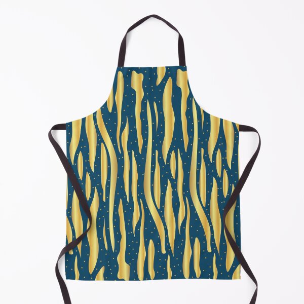 Item preview, Gold flames with dark blue background. Abstract design designed and sold by Dorvidesign Shop.