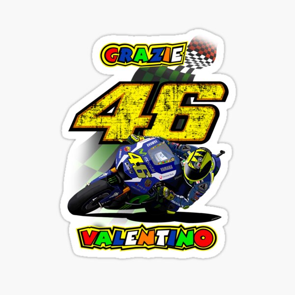 valentino rossi bike stickers