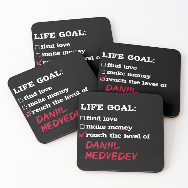 Item preview, Life goal - Daniil Medvedev designed and sold by 2Girls1Shirt.