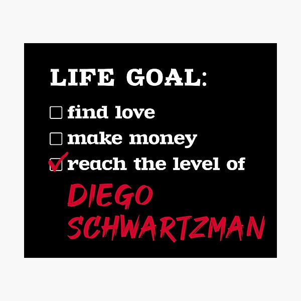 Item preview, Life Goal - Diego Schwartzman designed and sold by 2Girls1Shirt.