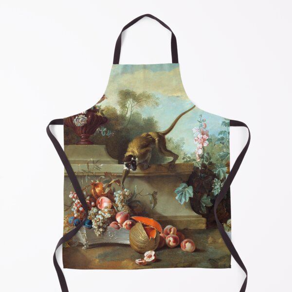 Item preview, Still Life with Monkey, Fruits, and Flowers by Jean-Baptiste Oudry, France, 1724 designed and sold by Shapes-Mania.