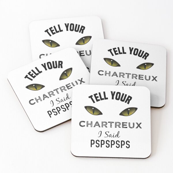Item preview, Tell Your Chartreux Cat I Said Pspspsps Funny Cat's Eye designed and sold by medbdj.