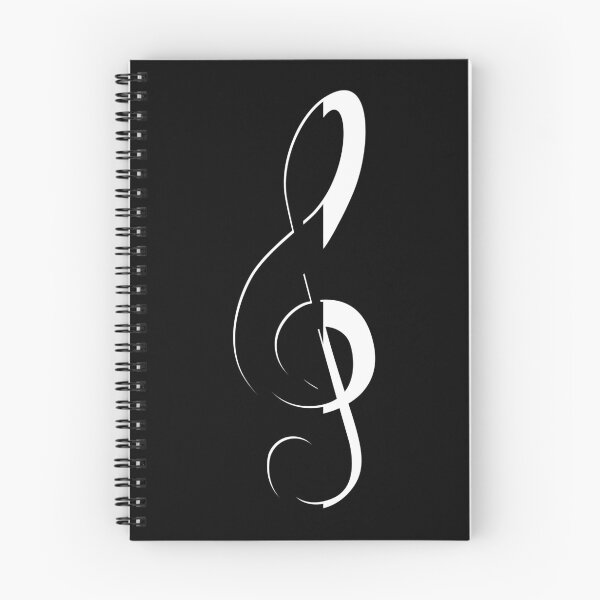 Item preview, Black and white Treble clef  designed and sold by Moonlight-Art-.