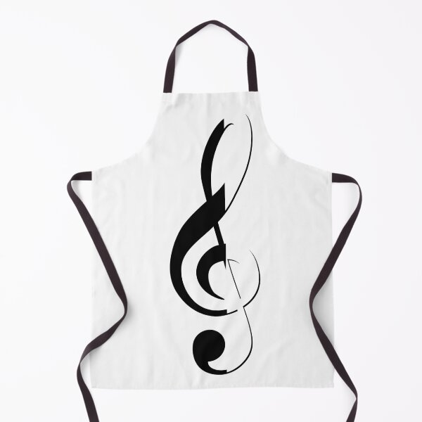 Item preview, Black and white Treble clef designed and sold by Moonlight-Art-.