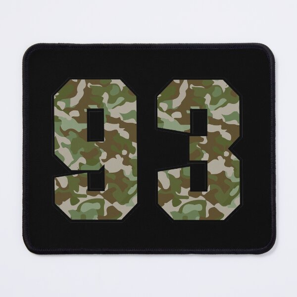 Item preview, Army Camo Number ninety-three Veteran Lucky Number 93 designed and sold by Urosek.