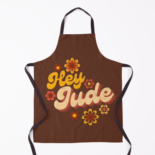 Item preview, Hey Jude - brown 60's 70's Pattern - Leather Brown Retro designed and sold by WildBerryArt.