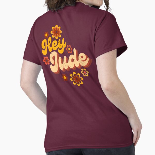 Item preview, Hey Jude - brown 60's 70's Pattern - Leather Brown Retro designed and sold by WildBerryArt.