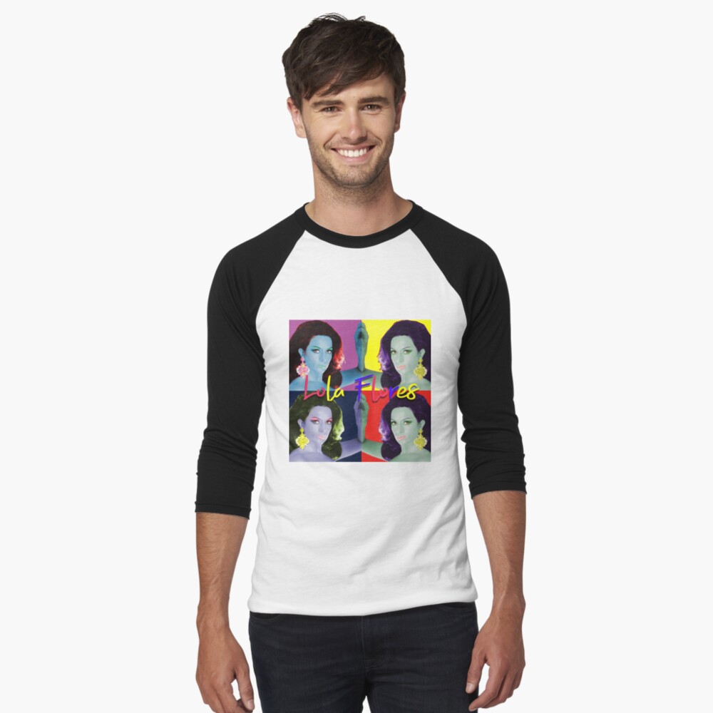 Vista previa del artículo con la obra «Camiseta ¾ estilo béisbol», diseñado y vendido por danimota.
