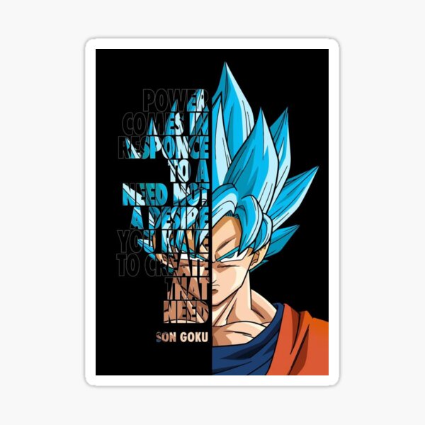 Goku Kaioken Sticker for Sale by fitainment