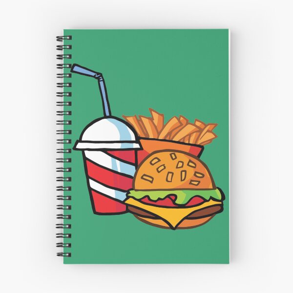 Item preview, Fast Food Burger Menu with Coke designed and sold by BerryCats.
