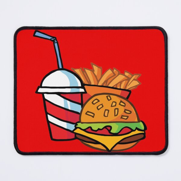 Item preview, Fast Food Burger Menu with Coke designed and sold by BerryCats.