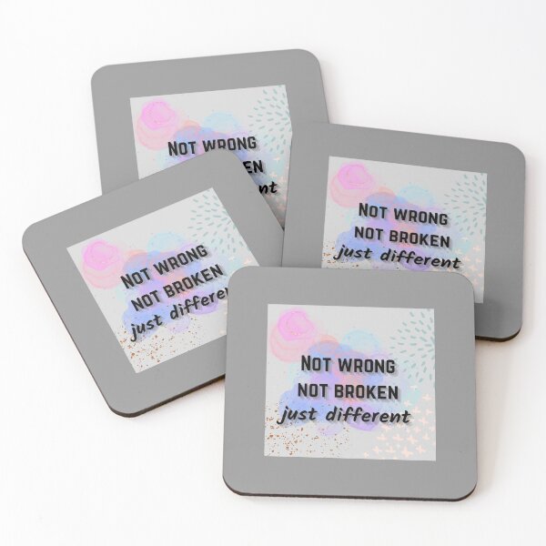 Item preview, Not wrong not broken just different mental health awareness  designed and sold by system51.