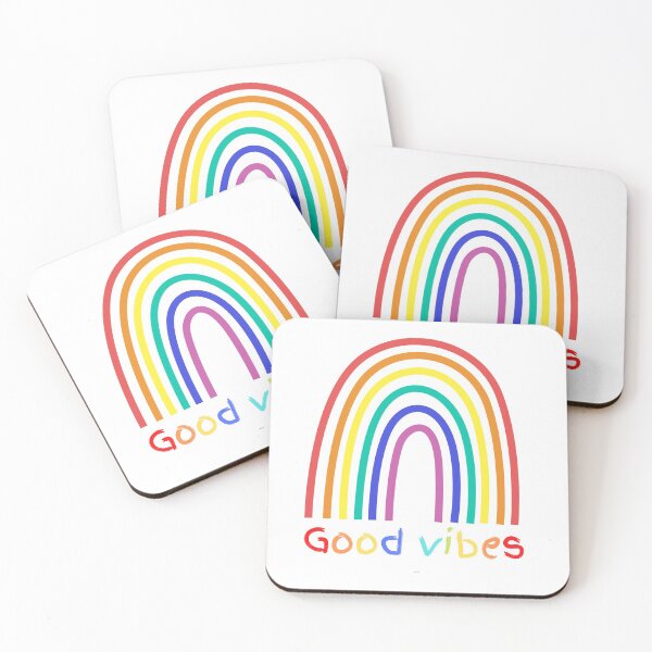 Item preview, Good vibes rainbow graphic designed and sold by CameltStudio.