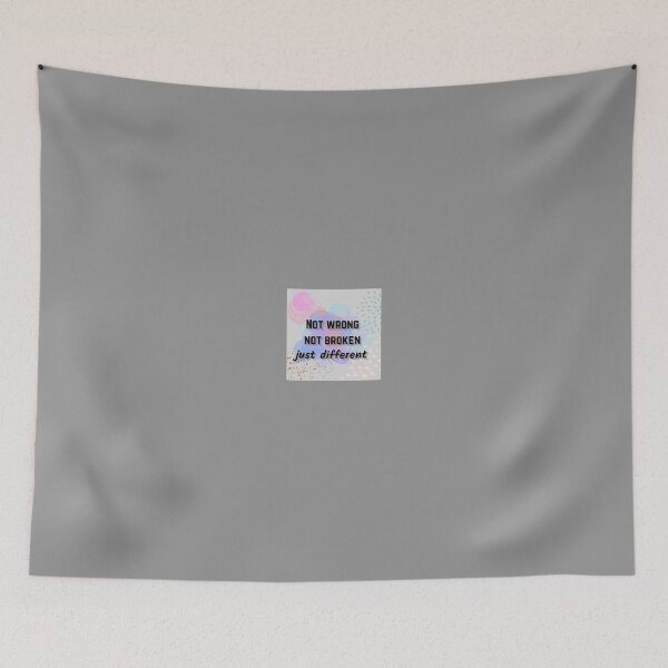Item preview, Not wrong not broken just different mental health awareness  designed and sold by system51.