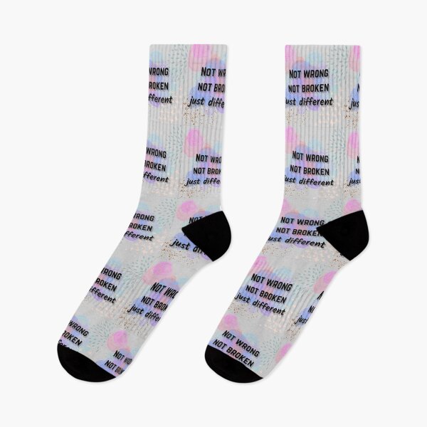 Item preview, Not wrong not broken just different mental health awareness  designed and sold by system51.