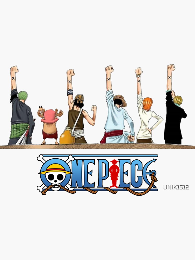 One Piece Straw Hat Pirates Logo Sticker for Sale by KaydenLee