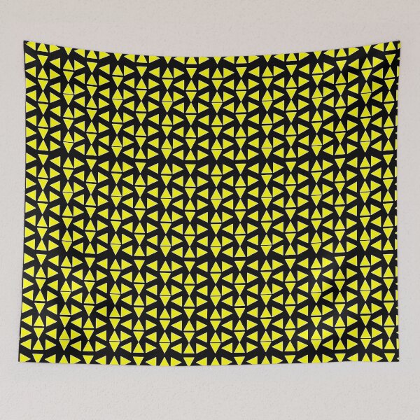 Item preview, Yellow Triangles Pattern designed and sold by RioCariocaClub.