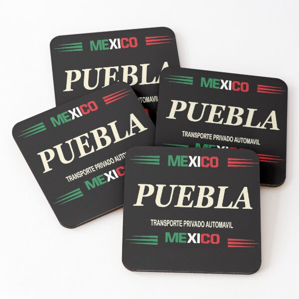 Aperçu de l'œuvre T-shirt Puebla Plaque d'immatriculation Mexique créée et vendue par َART LOVERS ★★★★★.