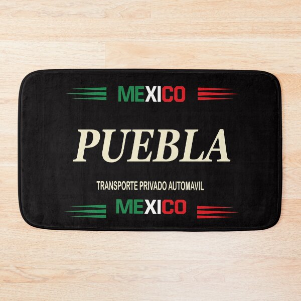 Artikelvorschau, Puebla Nummernschild Mexiko T-Shirt entworfen und verkauft von َART LOVERS ★★★★★.