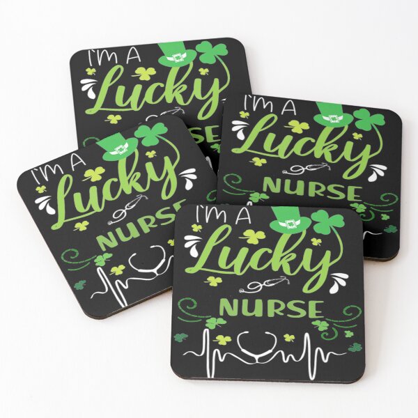 Item preview, I'm a lucky nurse shamrock top hat st designed and sold by NiceStore095.