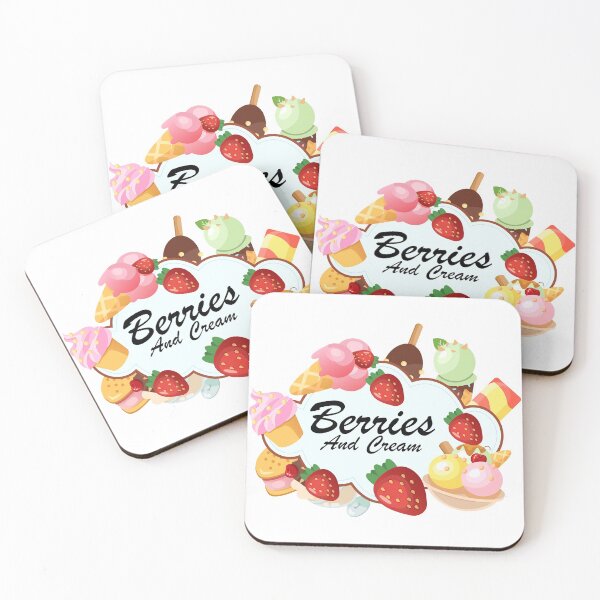 Item preview, Berries And Cream designed and sold by Manju-Stickers.