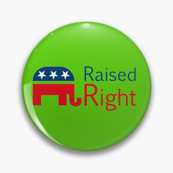 Item preview, Republican - Raised Right Sticker designed and sold by MadeleineBoldt.