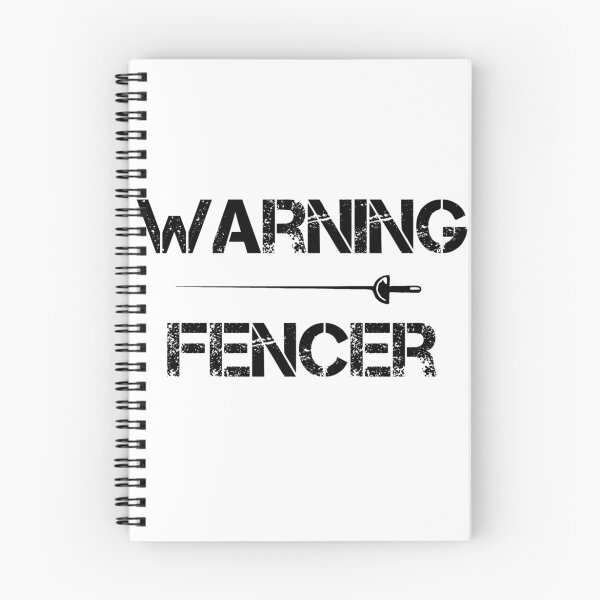 Item preview, Warning Fencer Graphic designed and sold by Sylviebinder.