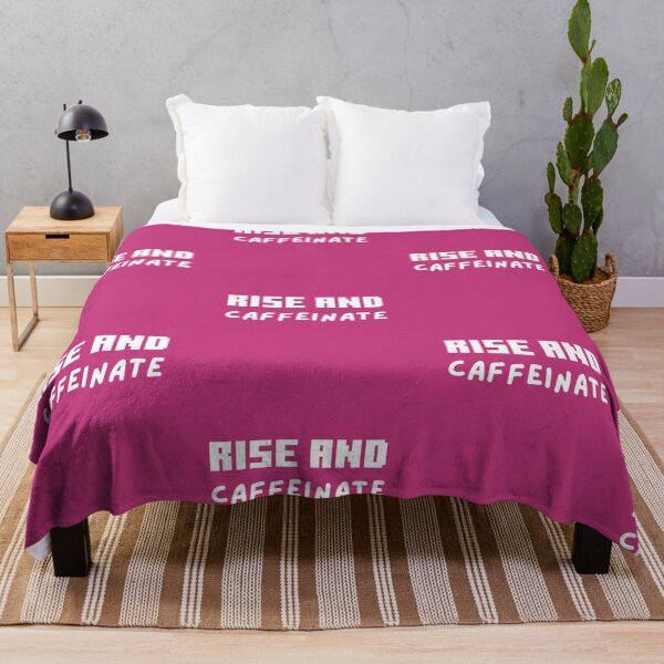Item preview, Rise And Caffeinate Funny Coffee Quote For Coffee Lovers and Coffee Addicts Classic designed and sold by Aleekr1.
