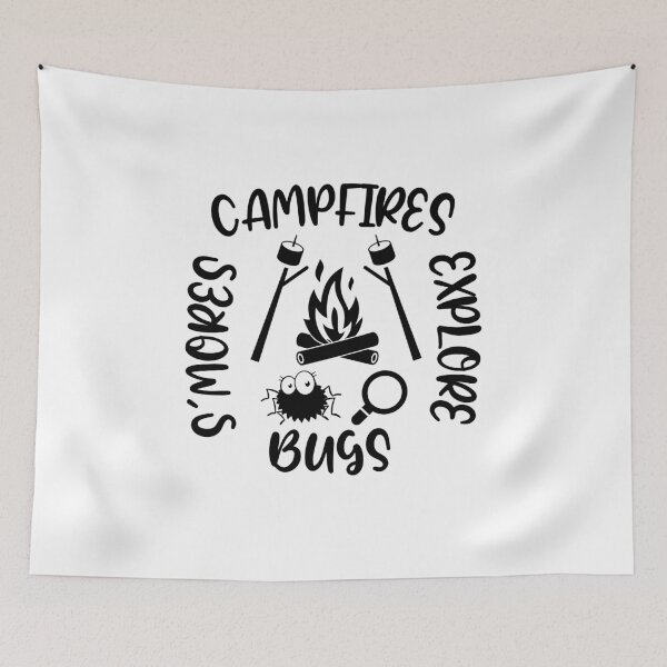 Item preview, Camp Fires Smores Bugs Explore, Camping Kids, Camping lover designed and sold by miraipa.