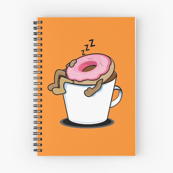 Item preview, Sleeping Donut in a Cup of Coffee designed and sold by BerryCats.
