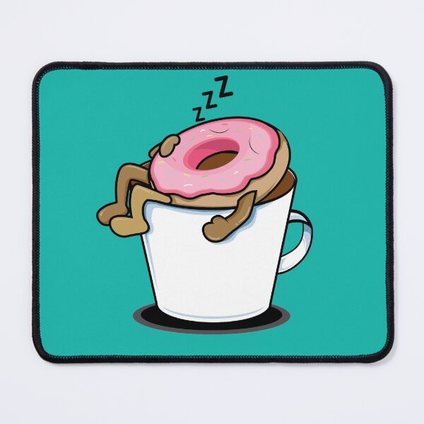 Item preview, Sleeping Donut in a Cup of Coffee designed and sold by BerryCats.