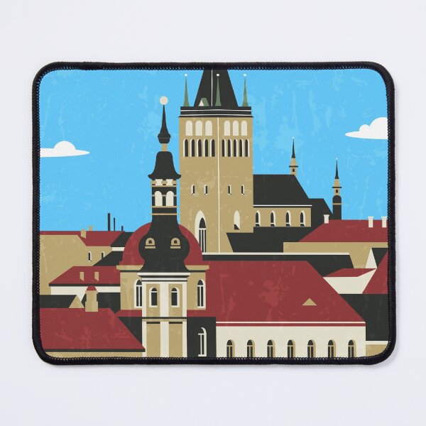 Item preview, Tallinn, Estonia - Retro travel minimalist poster designed and sold by GreekTavern1979.