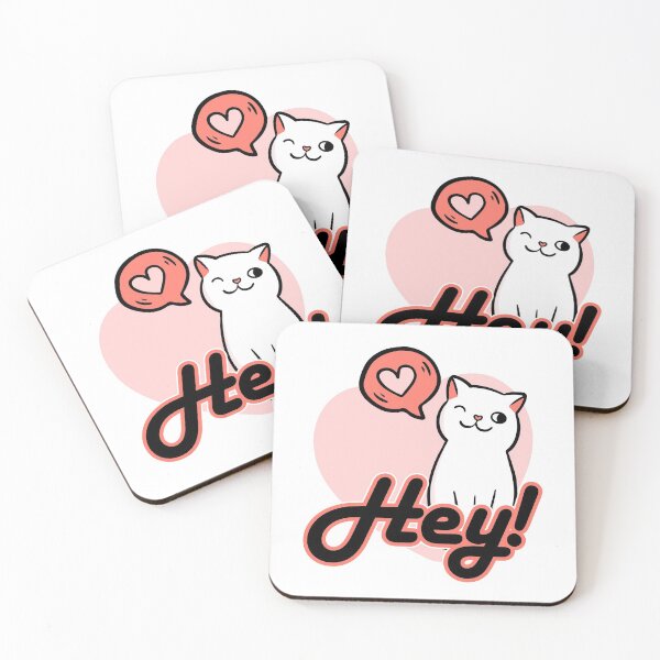 Item preview, Cat Sayes Hey | Funny Cat Pet Meme designed and sold by BeingCoffee.