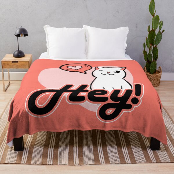 Item preview, Cat Sayes Hey | Funny Cat Pet Meme designed and sold by BeingCoffee.
