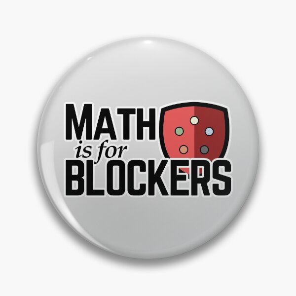 Item preview, Math is for blockers | Magic the gathering designed and sold by thanksgeek.