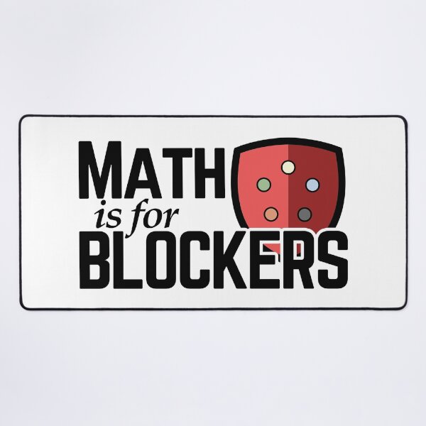 Item preview, Math is for blockers | Magic the gathering designed and sold by thanksgeek.