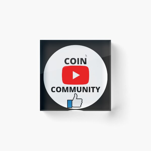 Item preview, YOUTUBE COIN COMMUNITY designed and sold by Highhocreations.