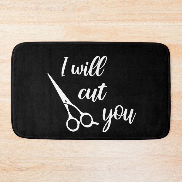 Item preview, I will cut you Hairdresser Scissors Gift designed and sold by LusterCraft.