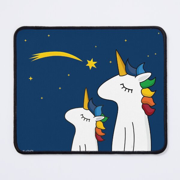 Item preview, Unicorn watches falling stars designed and sold by LaDaDi.