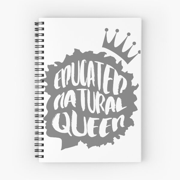 Item preview, Educated Natural Queen-grey designed and sold by papillondesign.
