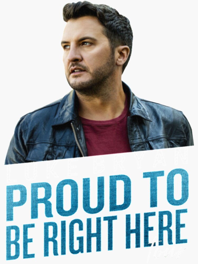 Luke Bryan Proud To Be Right Here Tour Music Sticker By Hiedimafalda