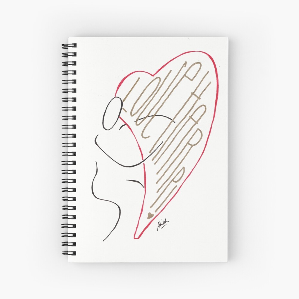 Love Harp! Spiral Notebook