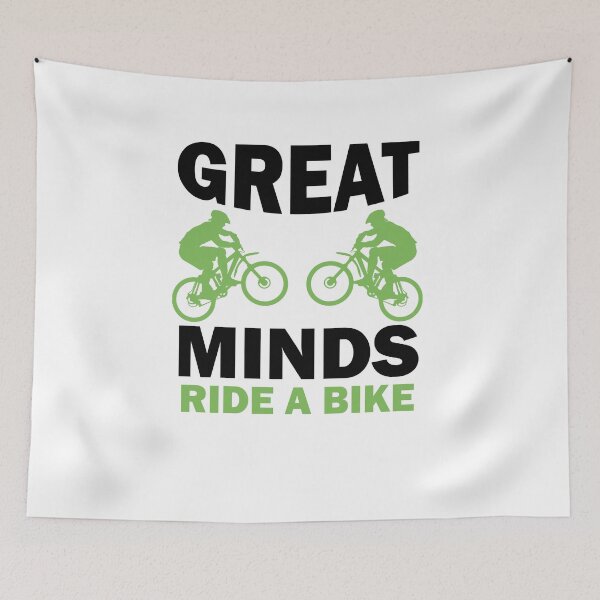 Item preview, Great Minds Ride A Bike Funny Gift designed and sold by Mouadox ★★★★★.