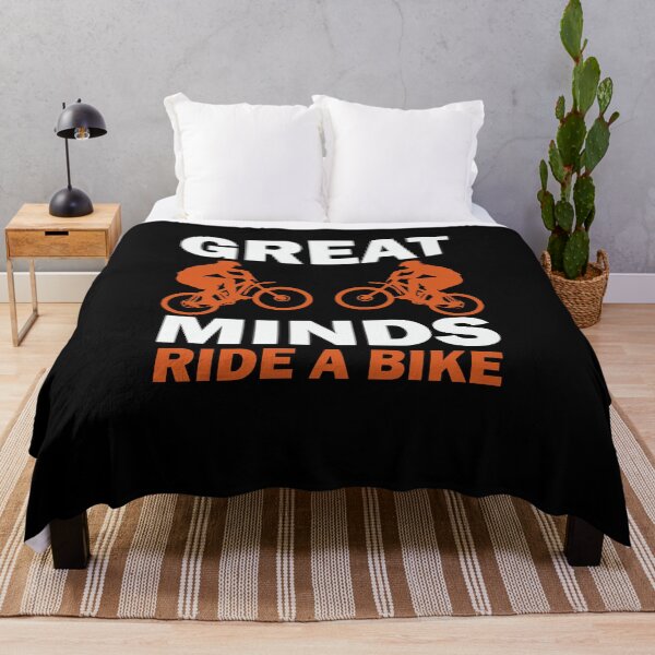 Item preview, Great Minds Ride A Bike Funny Gift designed and sold by Mouadox ★★★★★.