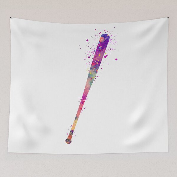 Item preview, Baseball Bat Watercolor Baseball Player Gift designed and sold by LotusGifts.