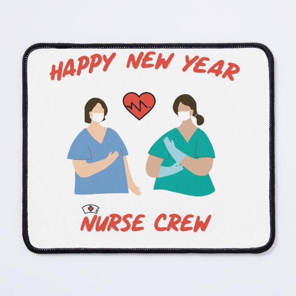 Item preview, Happy New Year Nurse Crew 2022 designed and sold by SparrowLag.