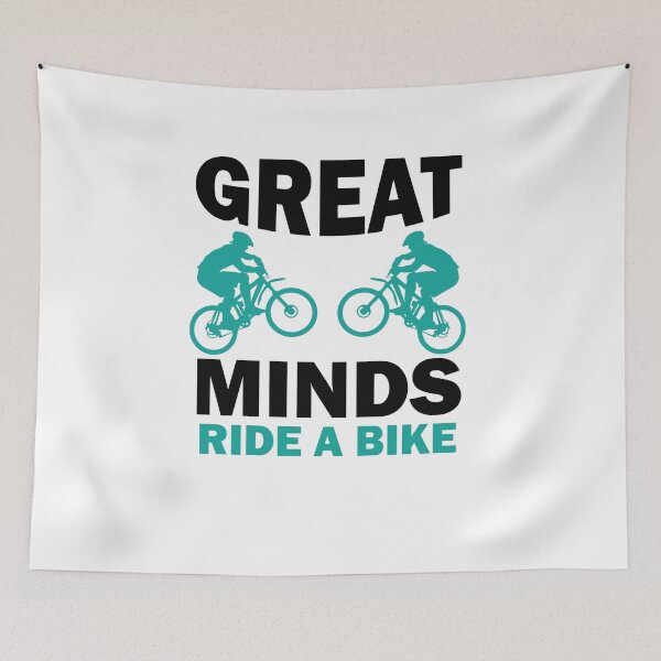 Item preview, Great Minds Ride A Bike Funny Gift designed and sold by Mouadox ★★★★★.