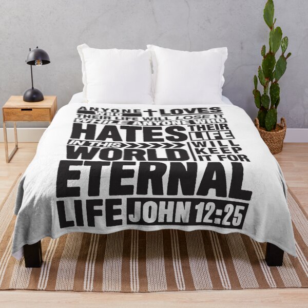 Item preview, John 12:25 Eternal Life designed and sold by plushism.