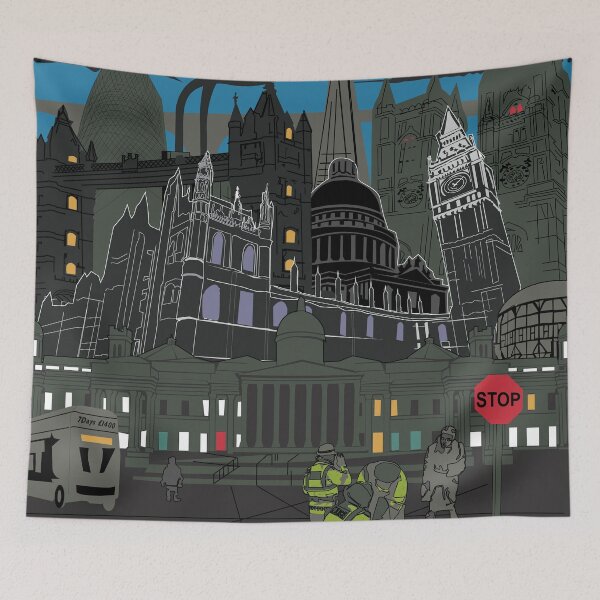 Item preview, London At Night Fight Scene designed and sold by Elluse.